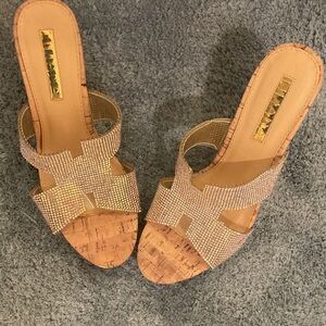 Elegant Rhinestone Embellished Sandals